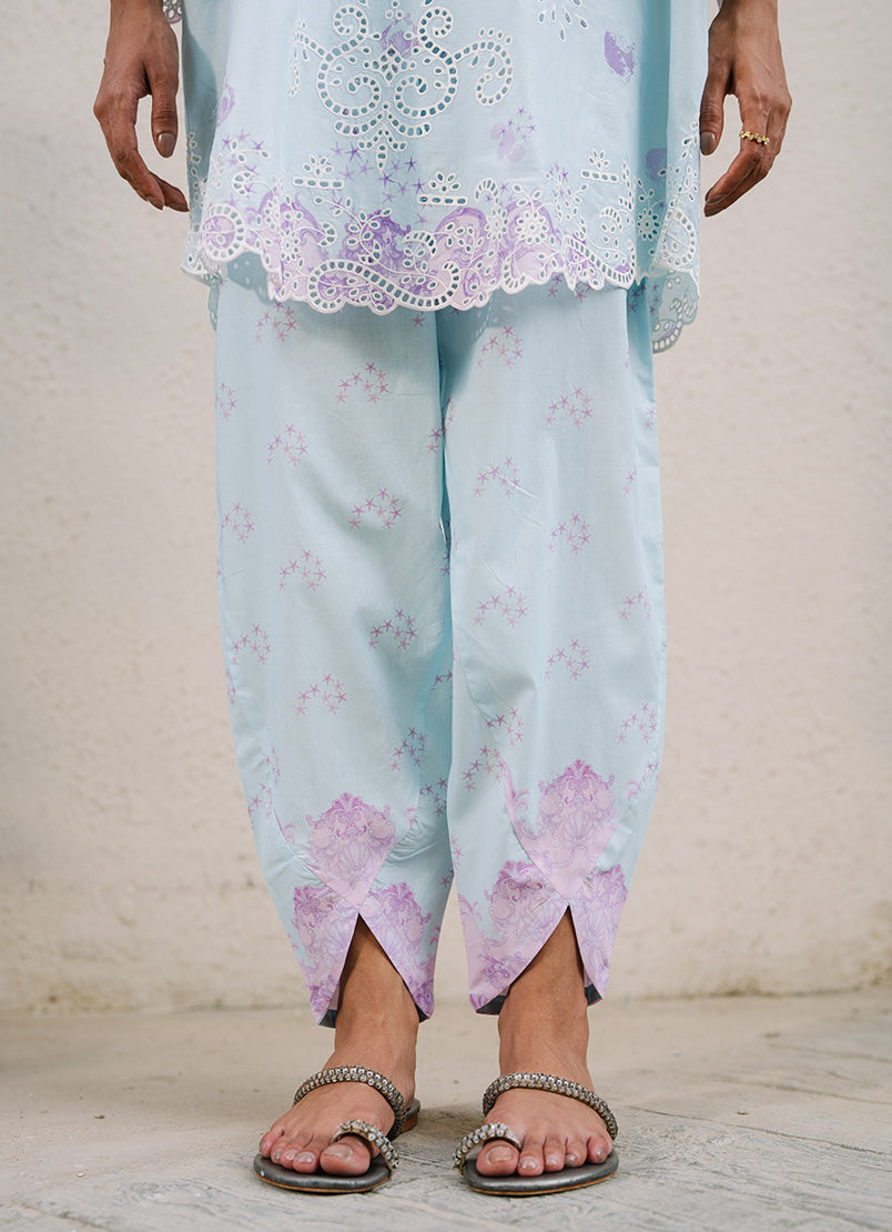 Printed Embroidered CO-ORD Set