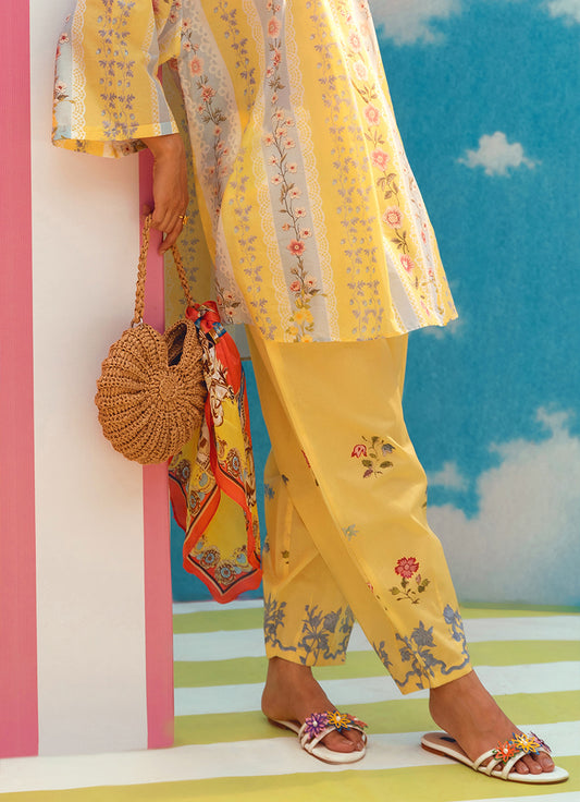 Printed Solid CO-ORD Set