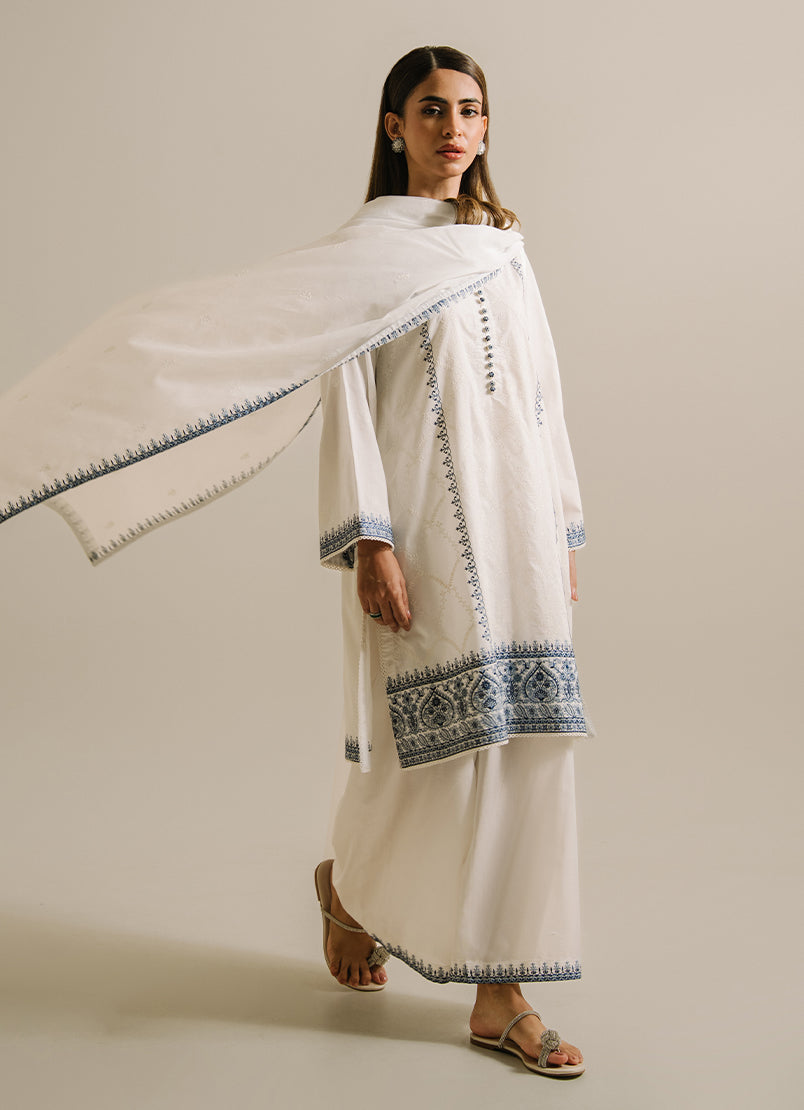 3 PC Embroidered Suit