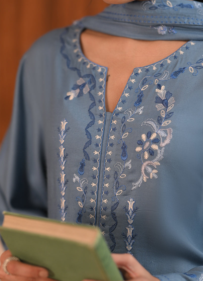 3 PC Embroidered Suit