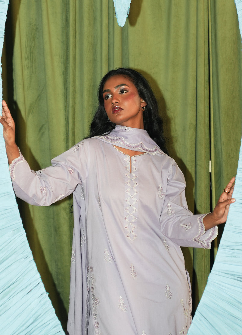 3 PC Embroidered Suit