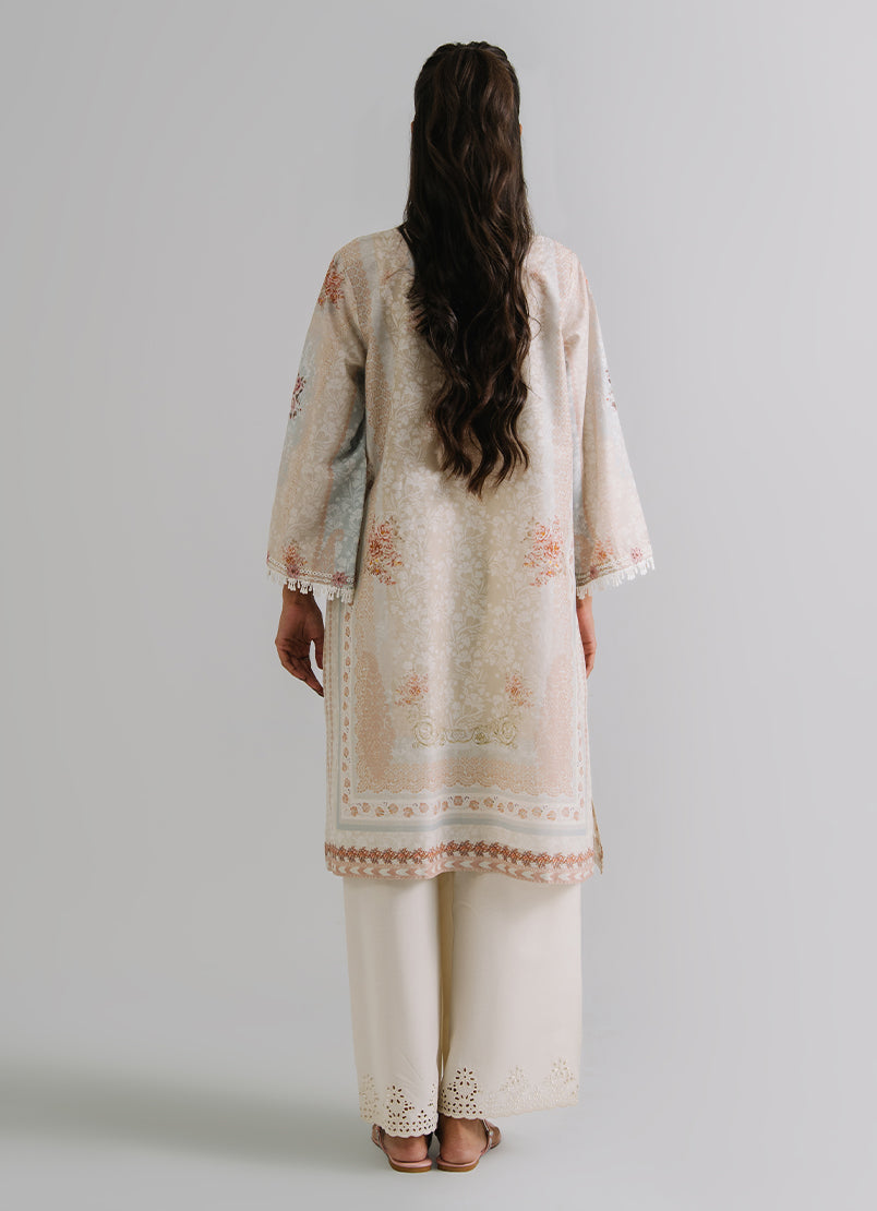 Printed Embroidered Kurta