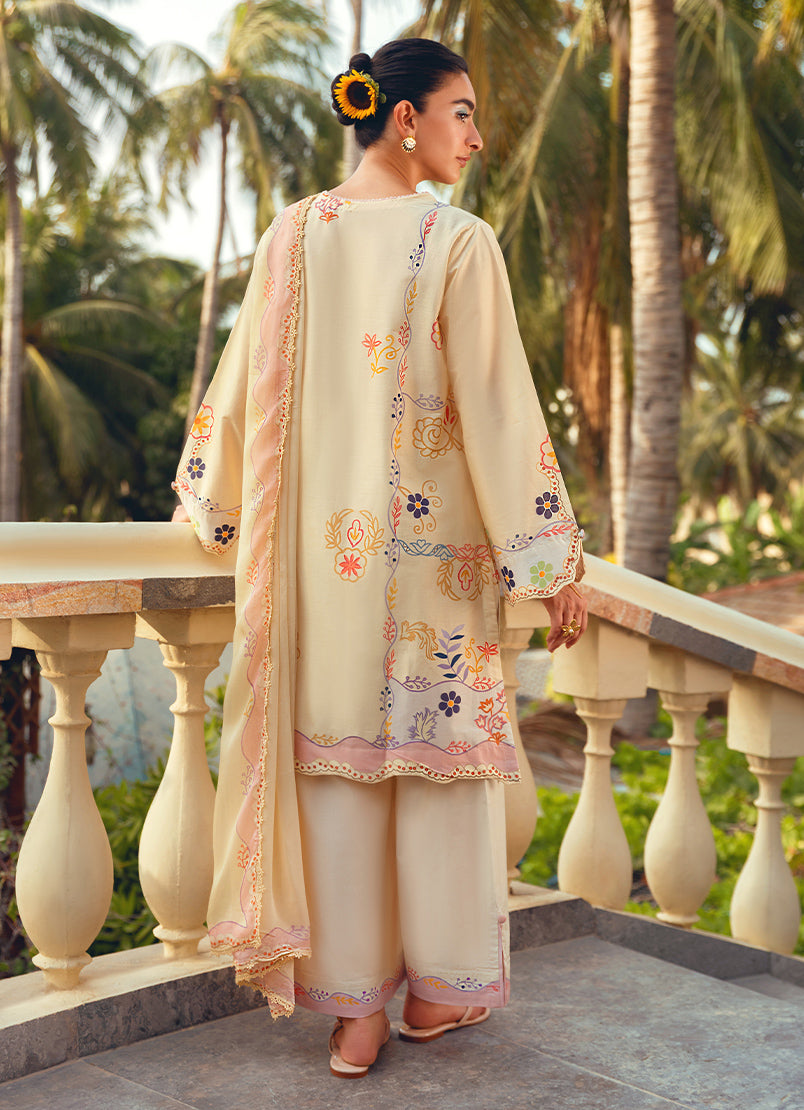 Printed 3 PC Suit