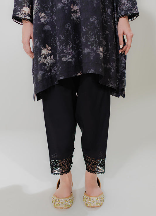 Solid Lace Shalwar