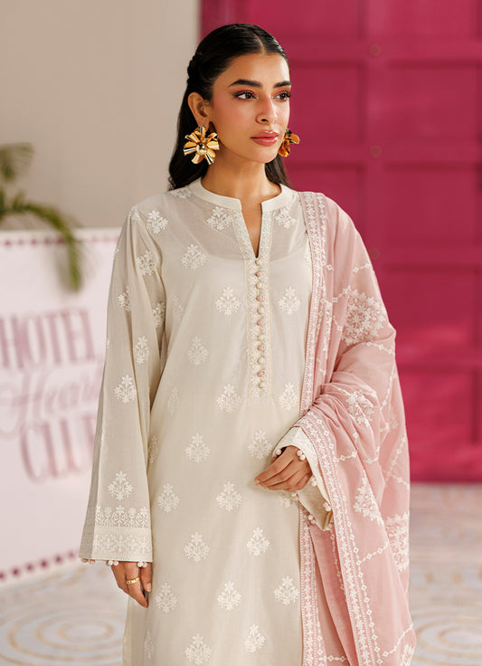 Embroidered 3 PC Suit