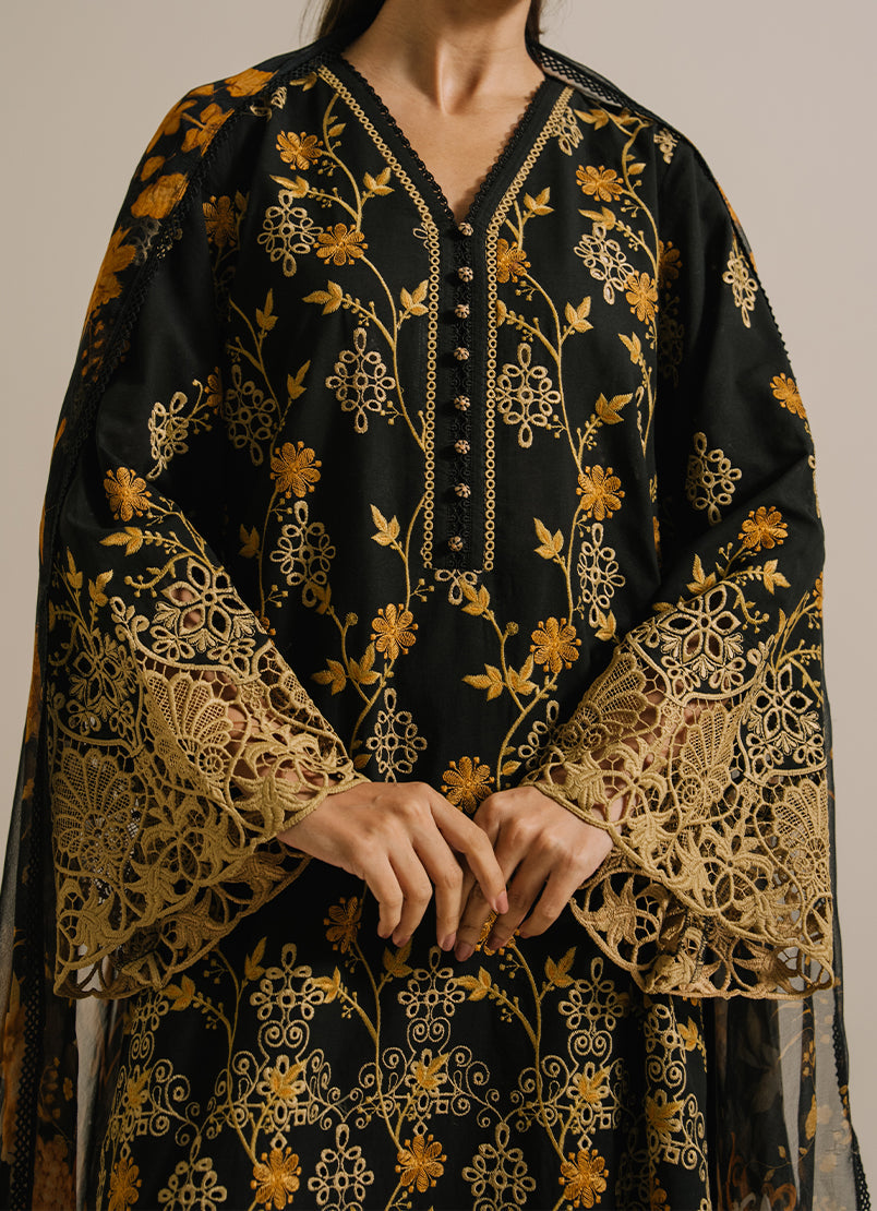 3 PC Embroidered Suit