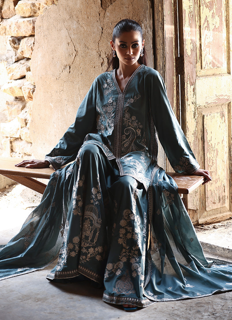 3 PC Kohsar Gharara Set