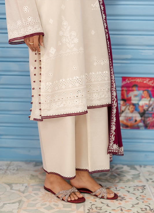 Embroidered 3 PC Suit