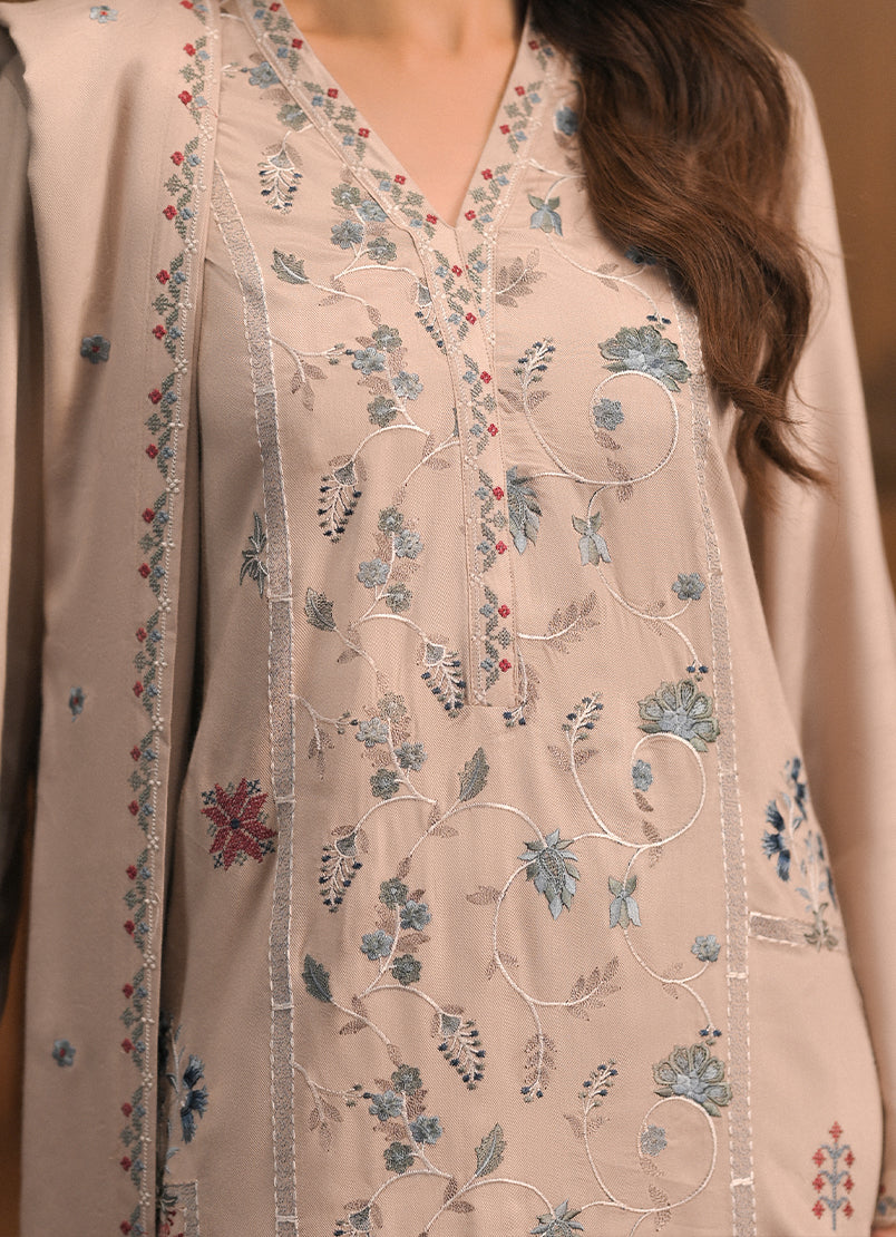 3 PC Embroidered Suit