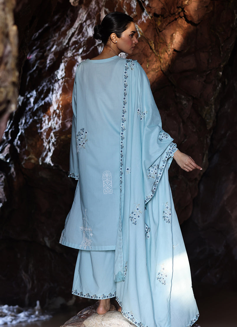 3 PC Embroidered Suit