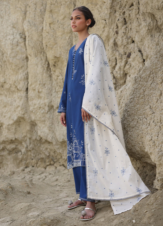 3 PC Embroidered Suit
