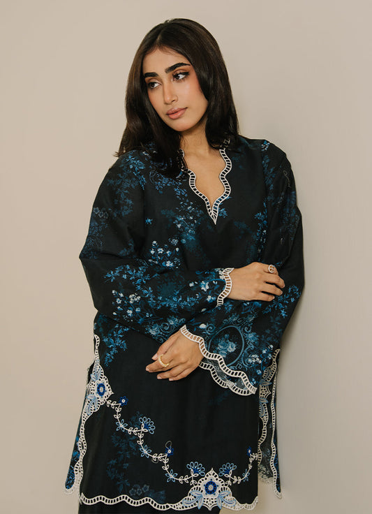Printed Embroidered CO-ORD Set