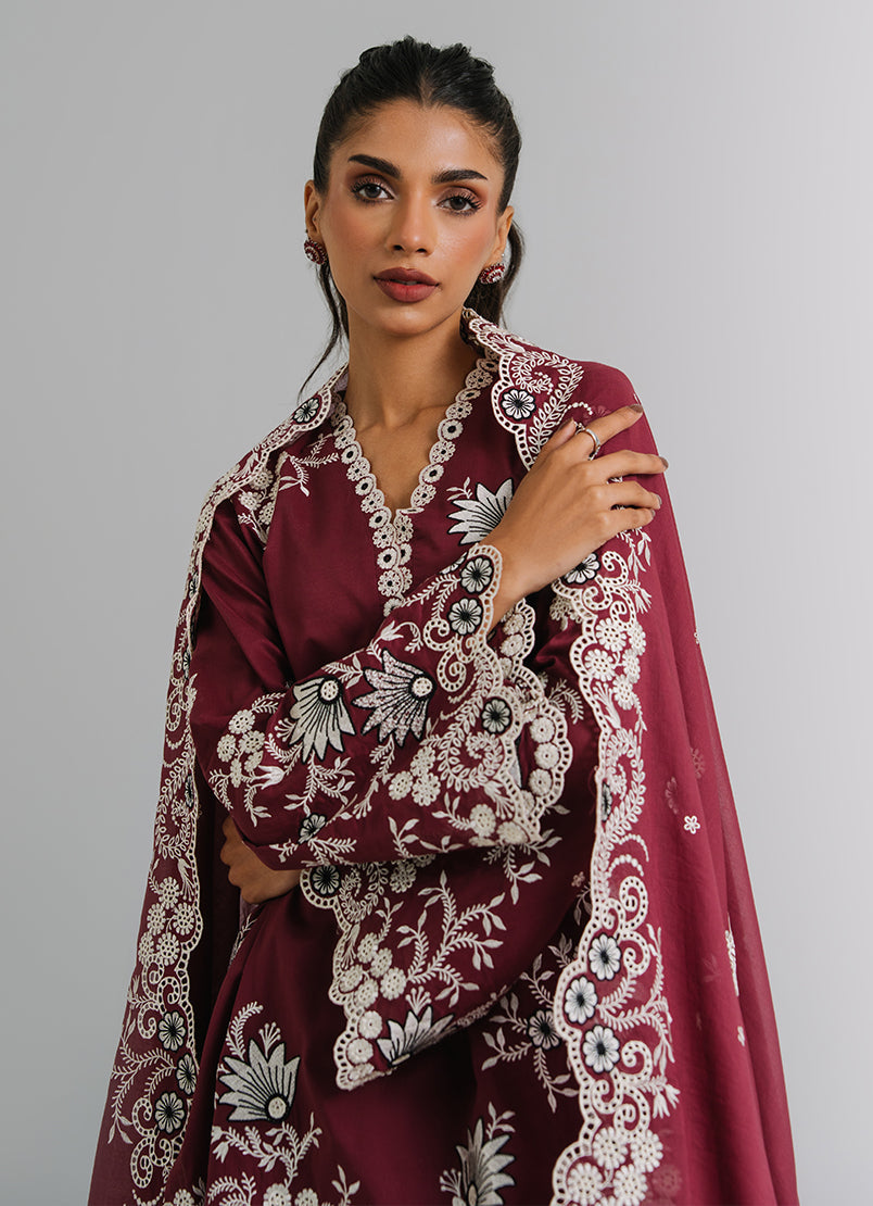 3 PC Embroidered Suit