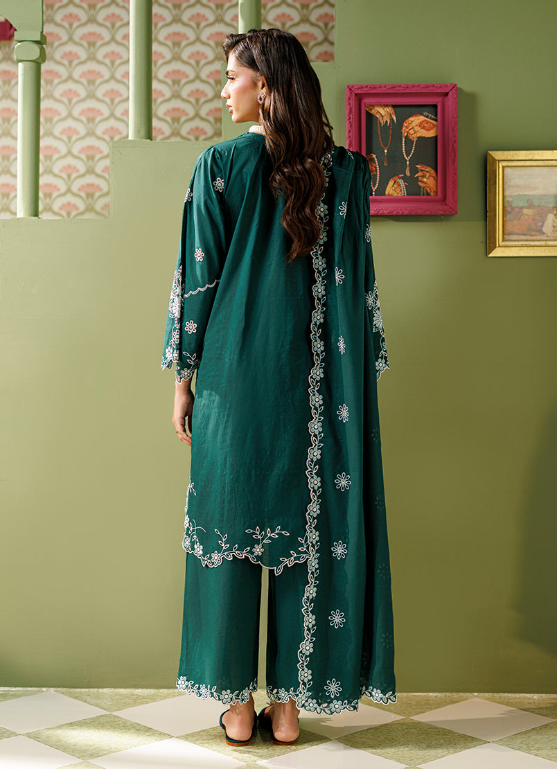 Embroidered 3 PC Suit