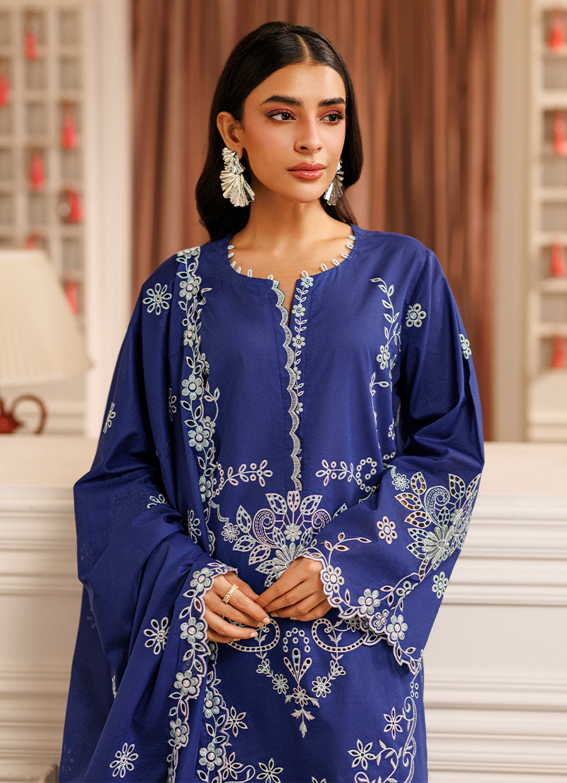 Embroidered 3 PC Suit
