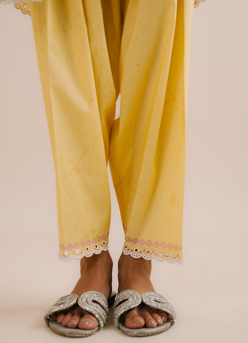 Printed Embroidered 3 PC Suit