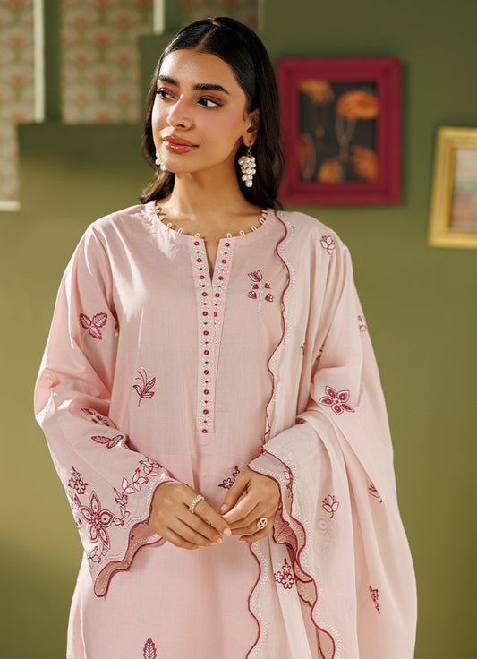 Embroidered 3 PC Suit
