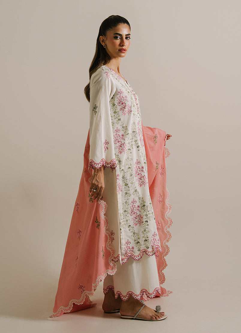 3PC Embroidered Suit