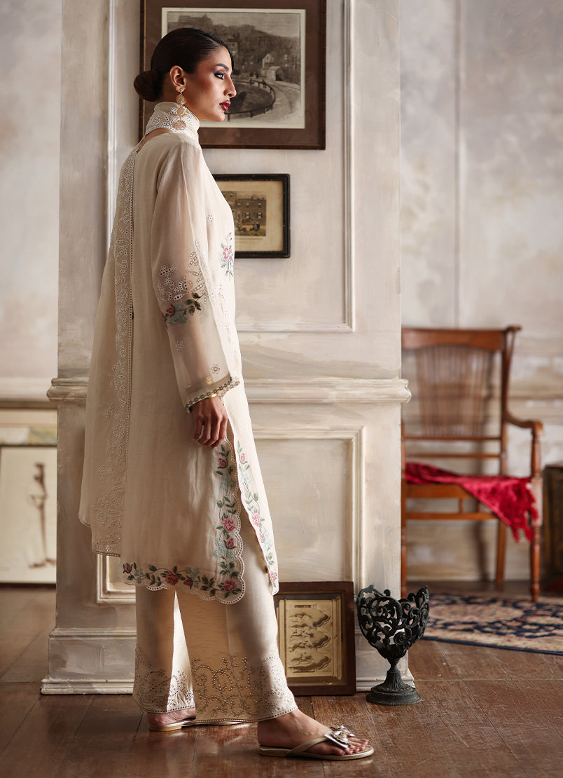 3PC Embroidered Suit