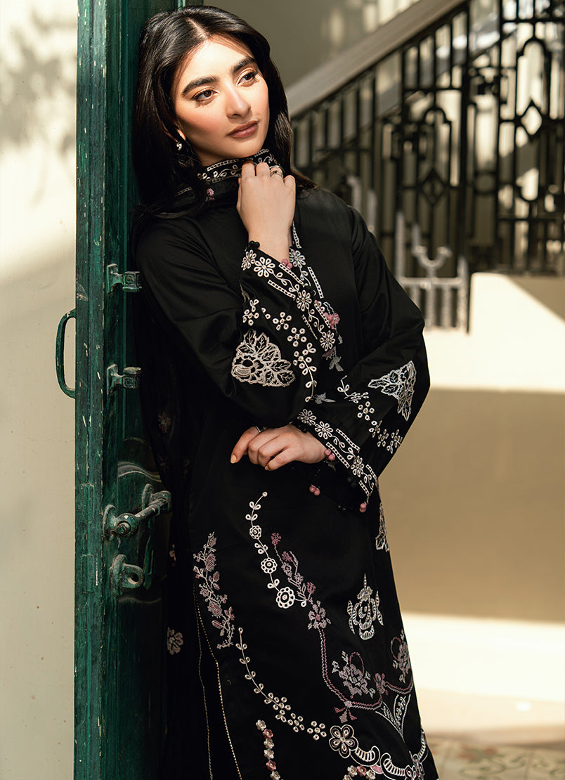 Embroidered 3 PC Suit