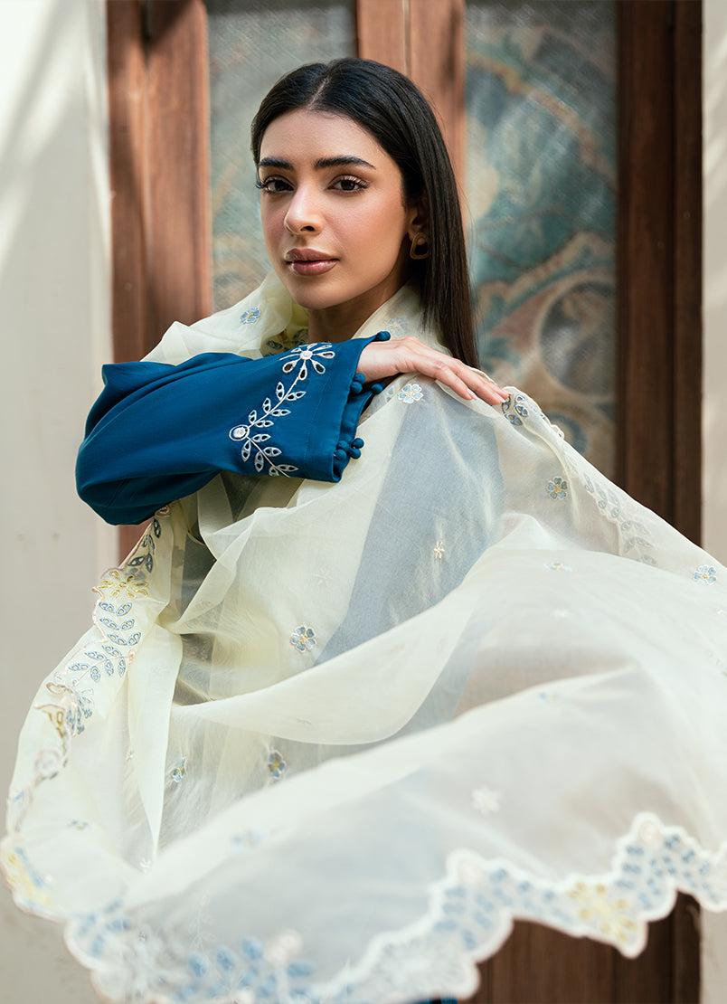 Embroidered 3 PC Suit