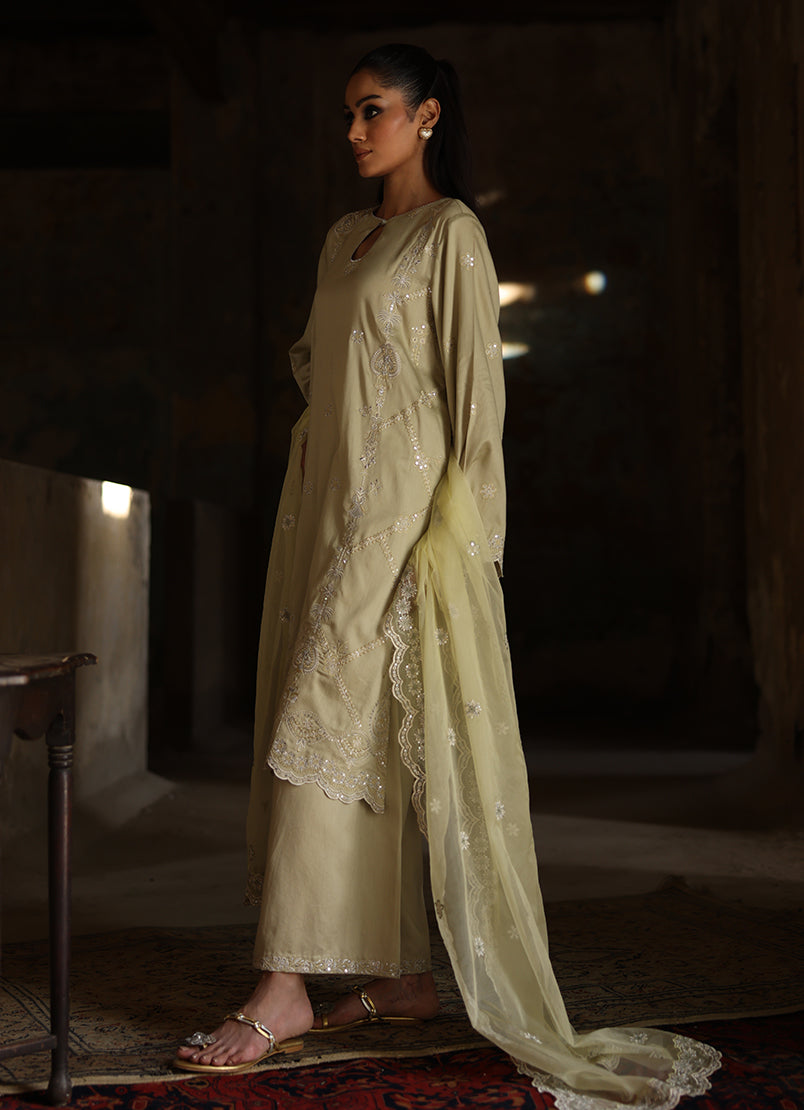 3 PC Embroidered Suit