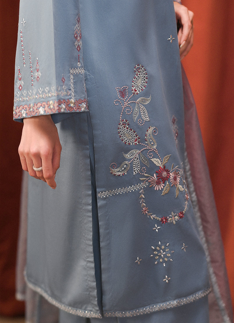 3 PC Embroidered Suit