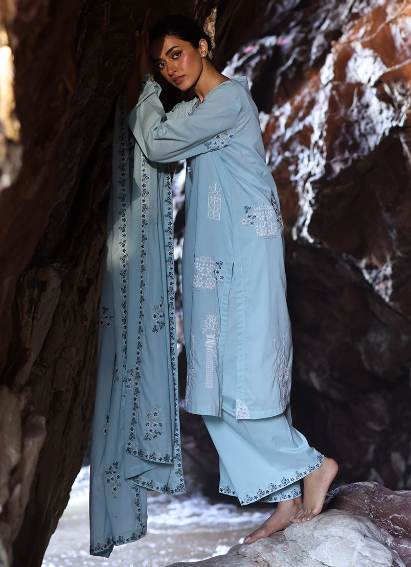 3 PC Embroidered Suit