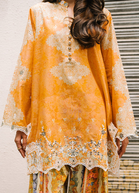 Printed Embroidered CO-ORD Set