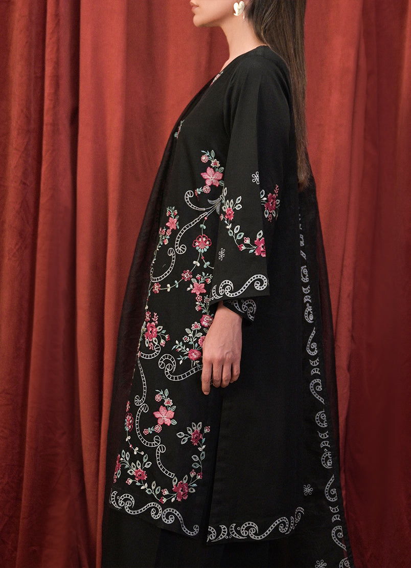 3 PC Embroidered Suit