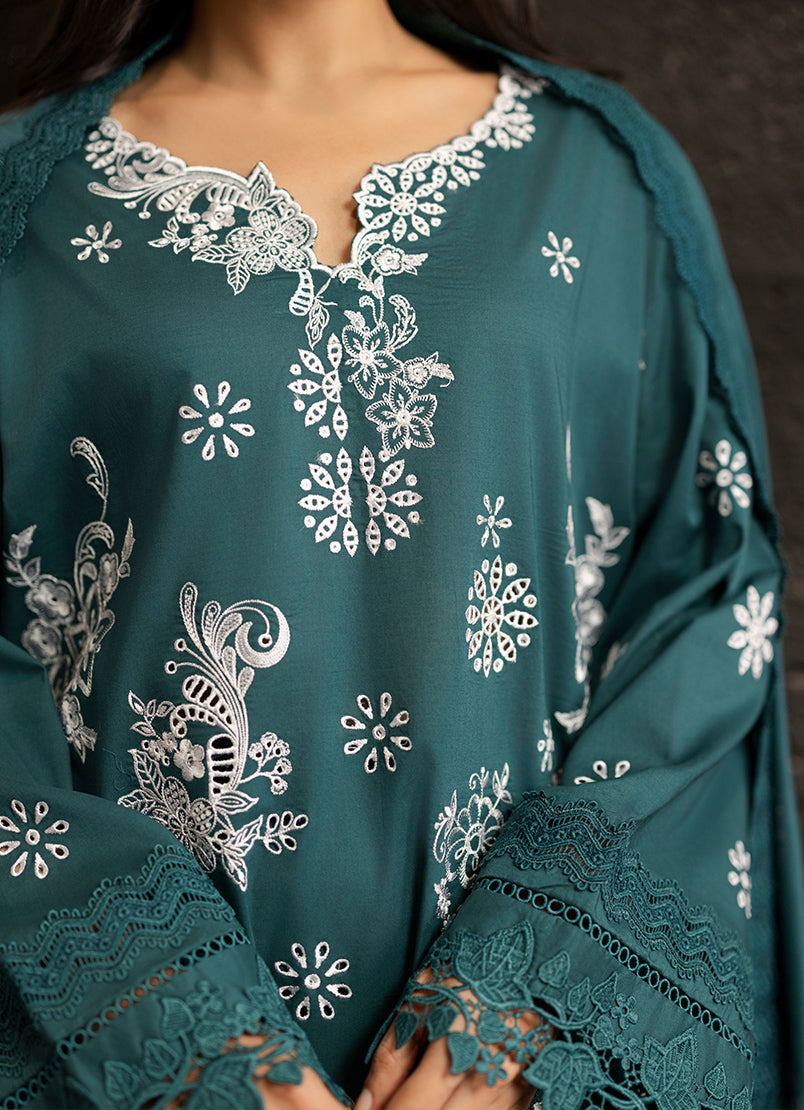 Embroidered 3 PC Suit