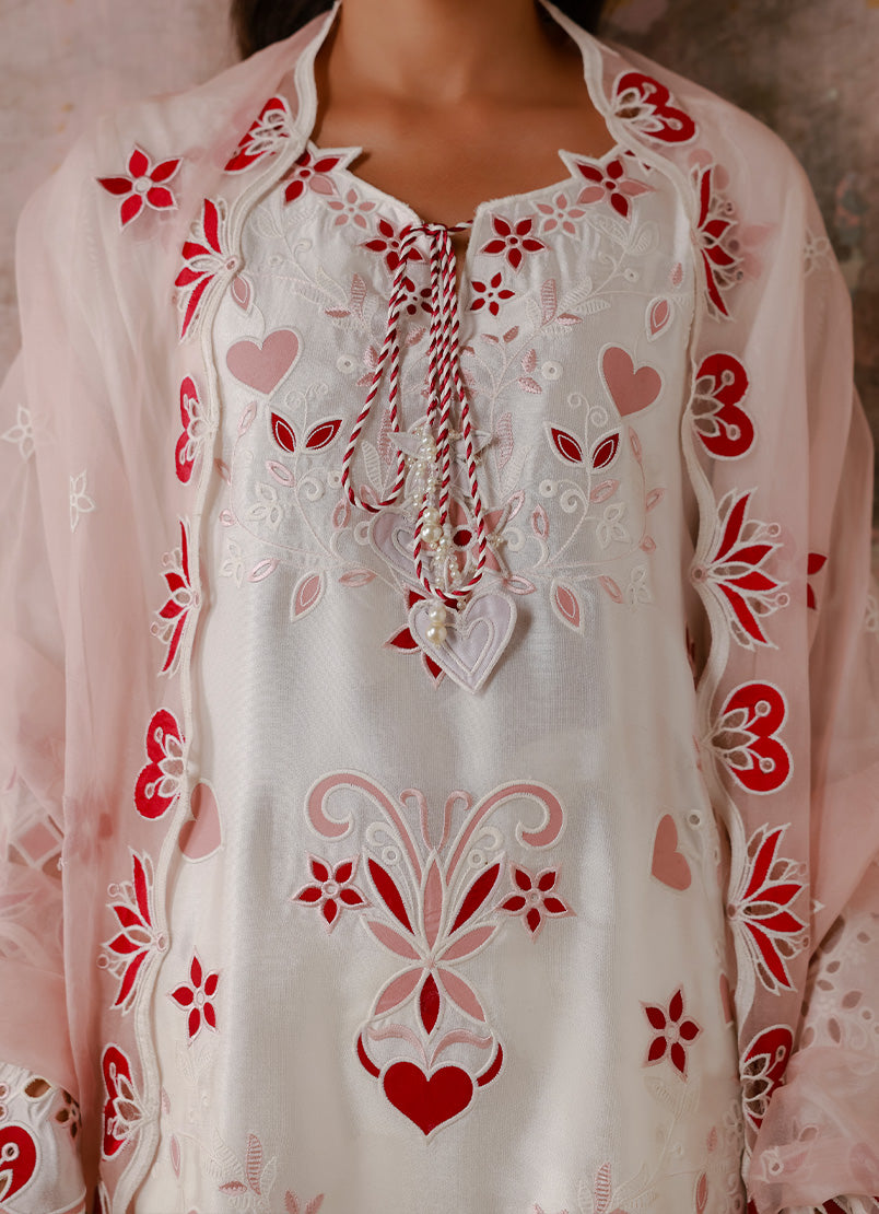 Embroidered 3 PC Suit