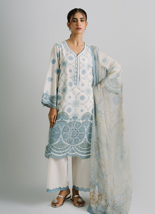 3 PC Embroidered Suit
