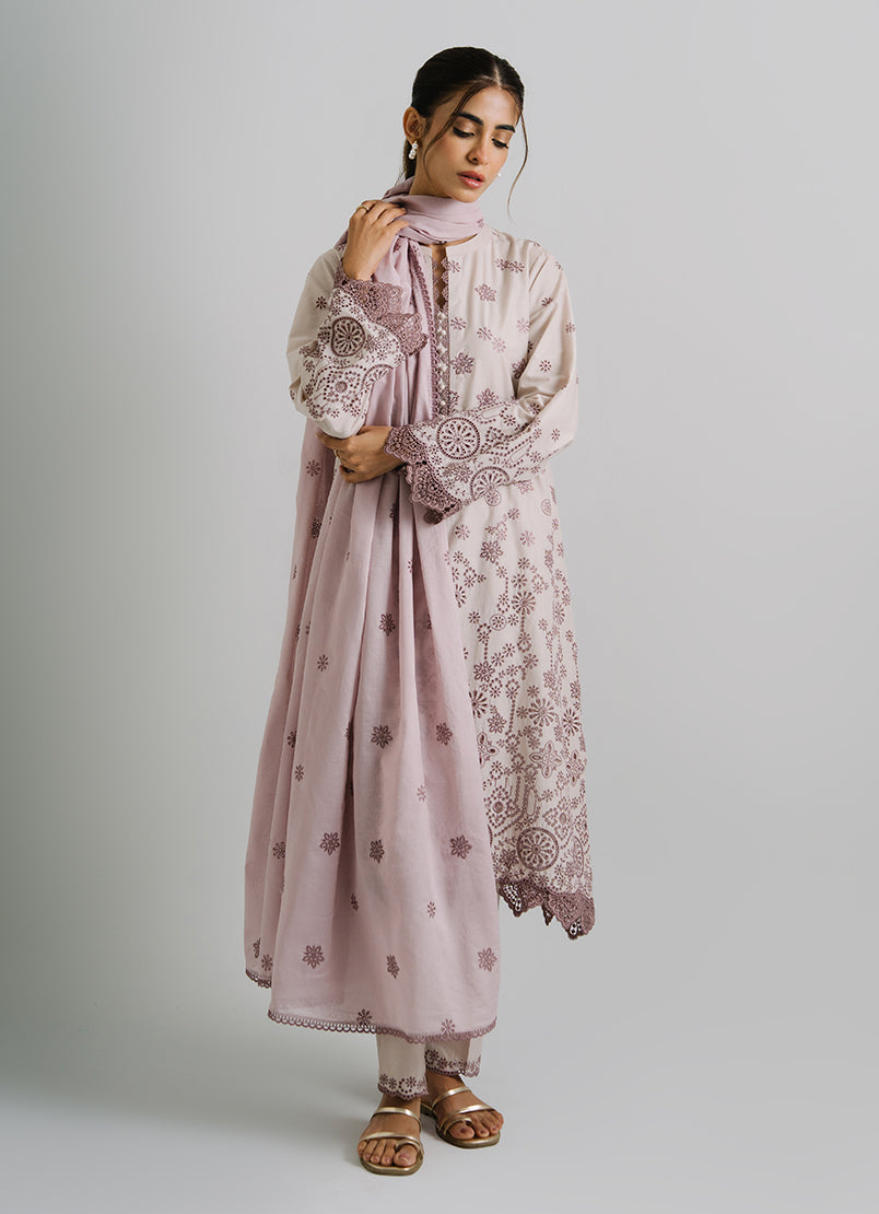 3 PC Embroidered Suit