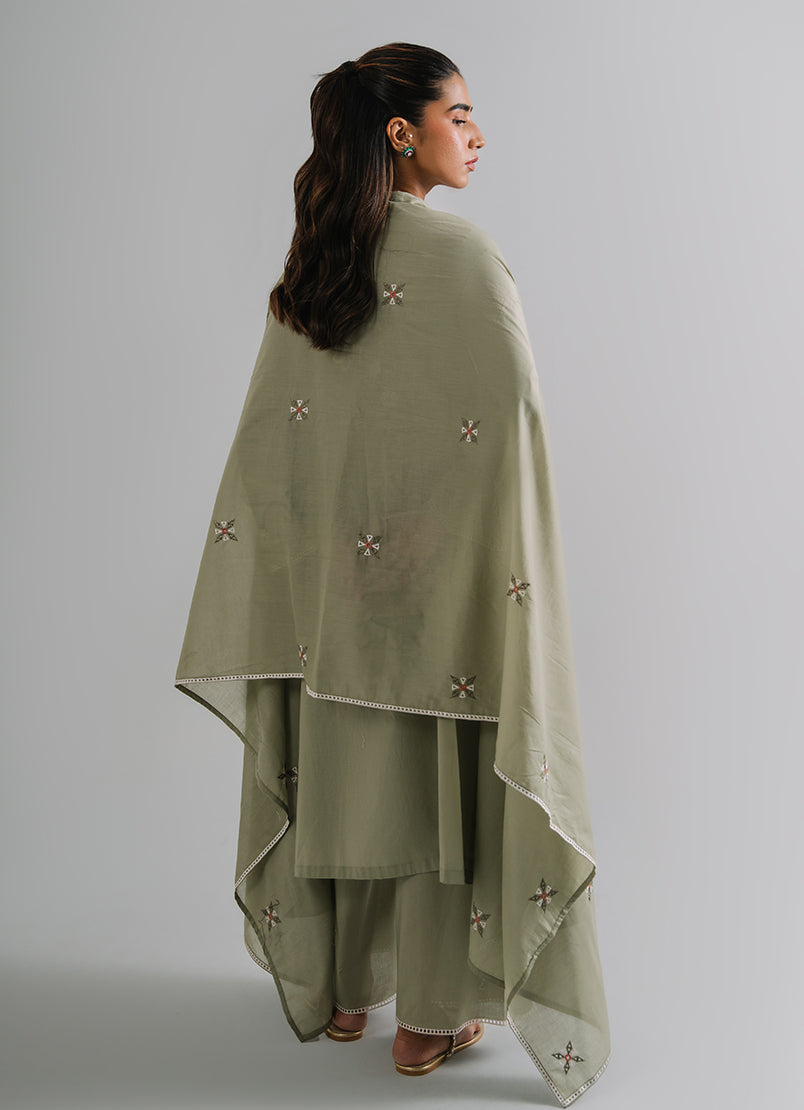 3 PC Embroidered Suit