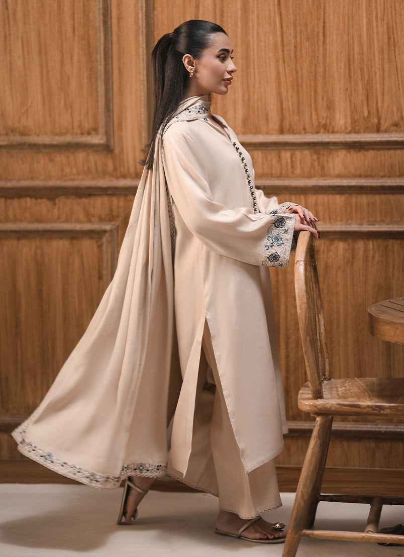 3 PC Embroidered Suit