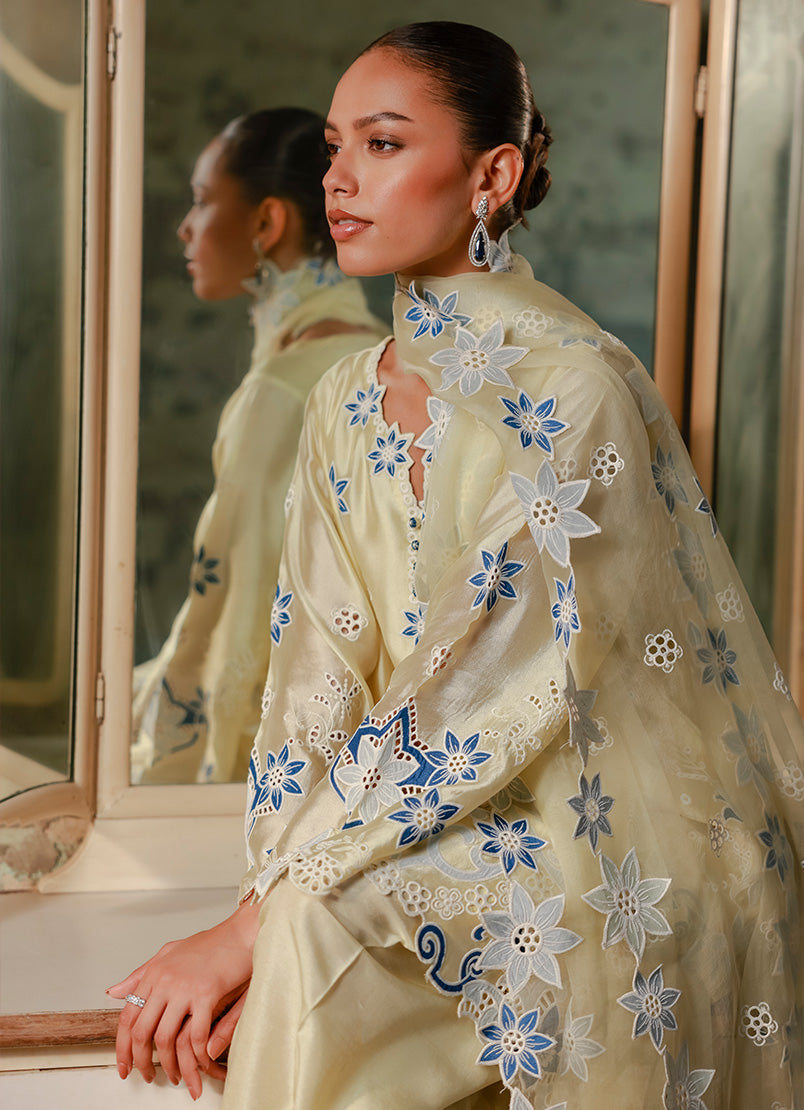 Embroidered 3 PC Suit