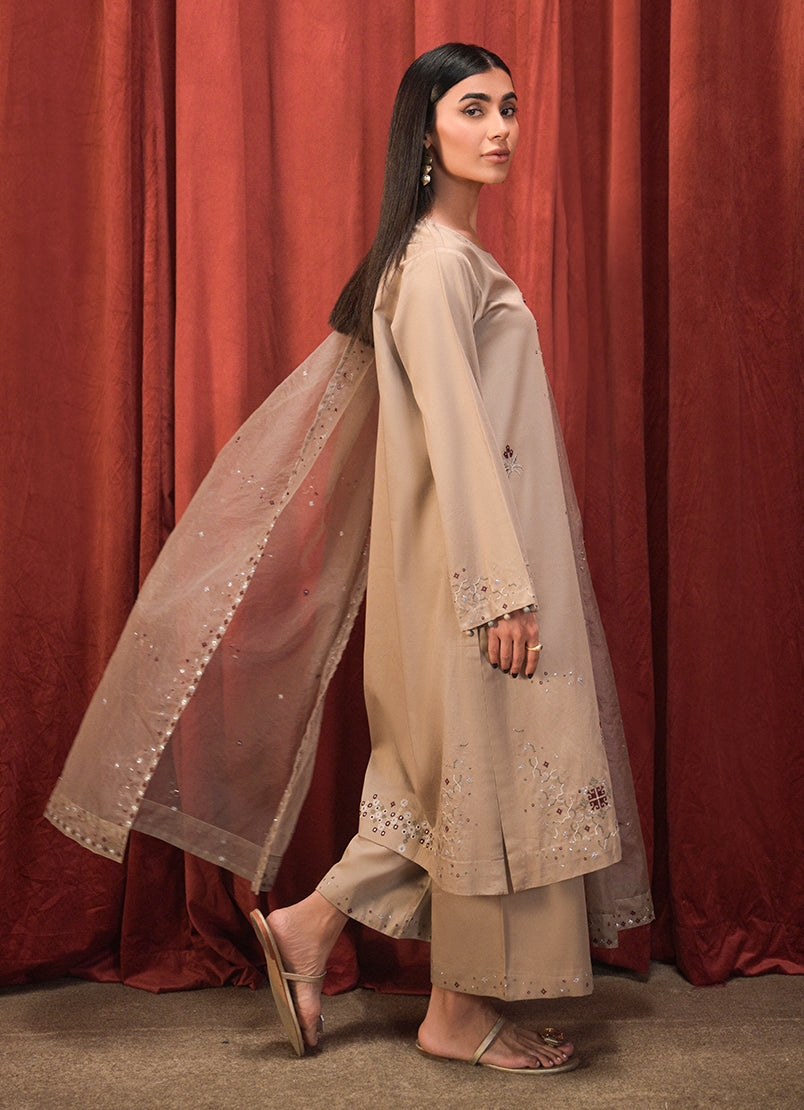 3 PC Embroidered Suit