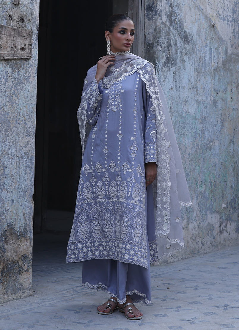 3 PC Embroidered Suit