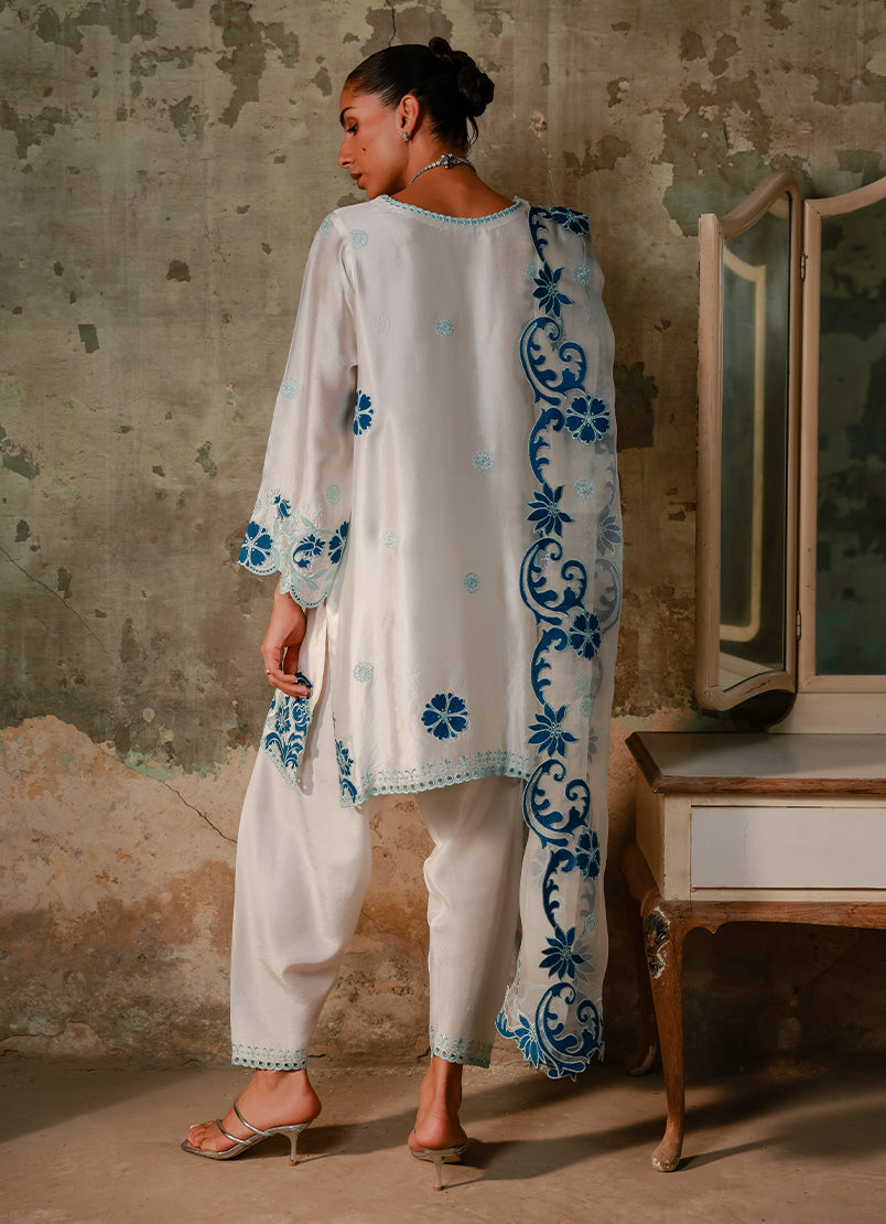 Embroidered 3 PC Suit