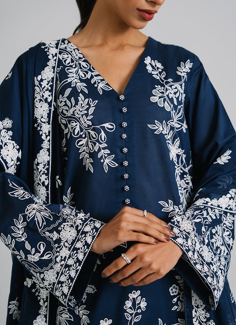 3 PC Embroidered Suit