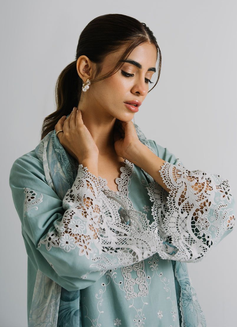 3 PC Embroidered Suit
