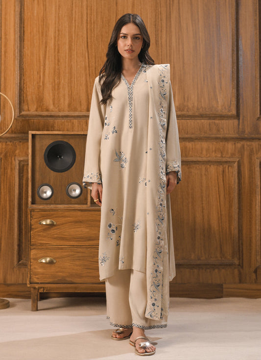 3 PC Embroidered Suit