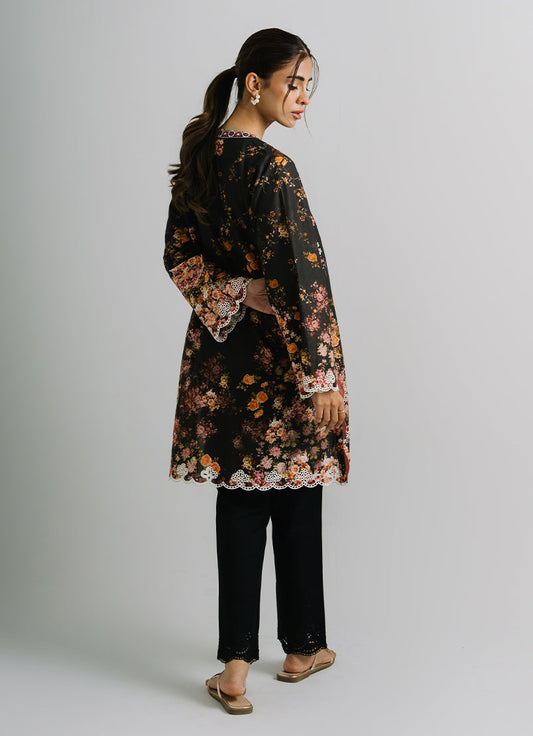 Printed and Embroidered Kurta