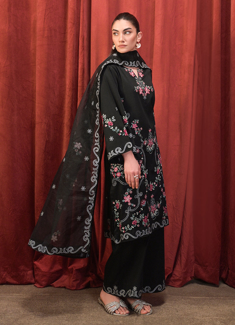 3 PC Embroidered Suit