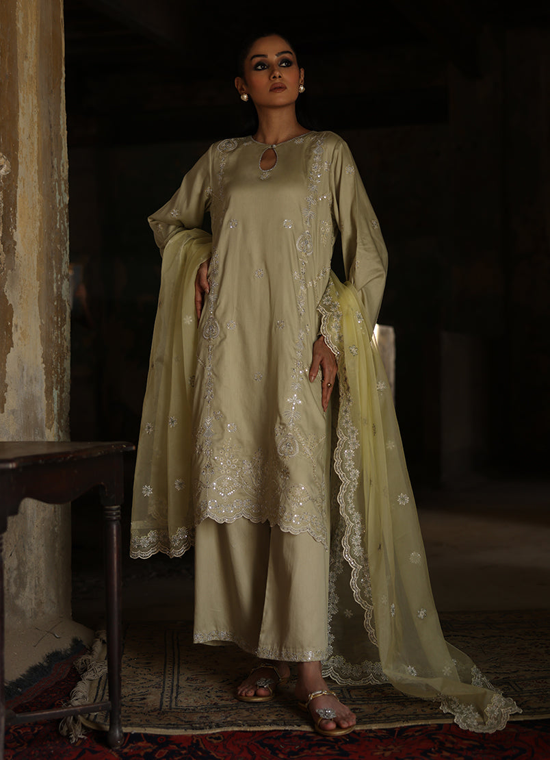 3 PC Embroidered Suit