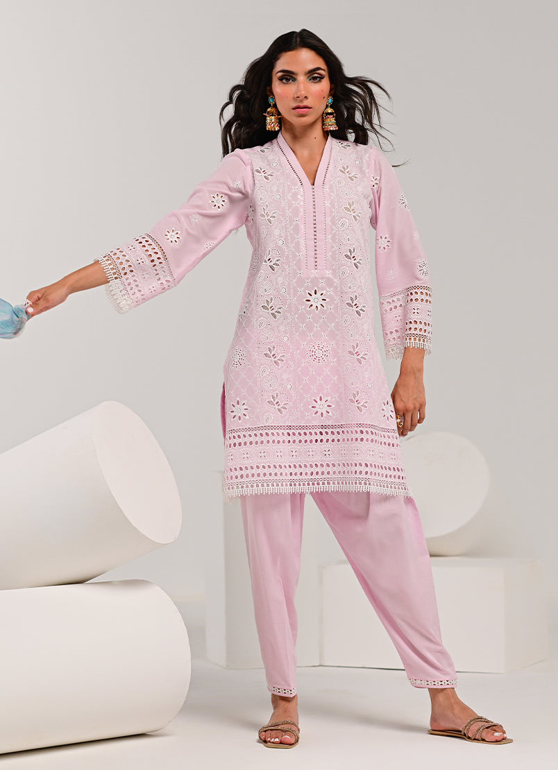 3 PC Embroidered Suit