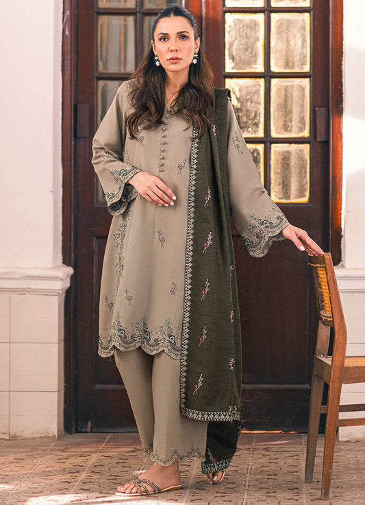 3 PC Embroidered Suit