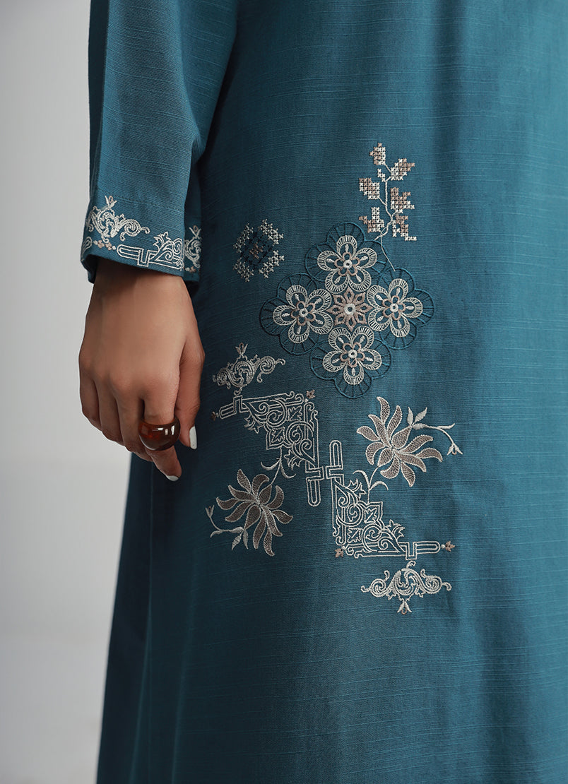 Khaddar Embroidered CO-ORD Set