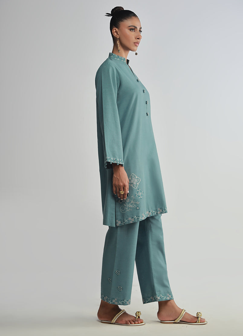 khaddar-embroidered-co-ord-set